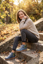 Women's Casual Ankle Boots with Lace-Up Detail - lifestyle