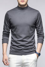 Men's Sleek Long Sleeve Shirt - Gray
