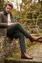 Men's Classic Faux Croc Chelsea Boots - lifestyle