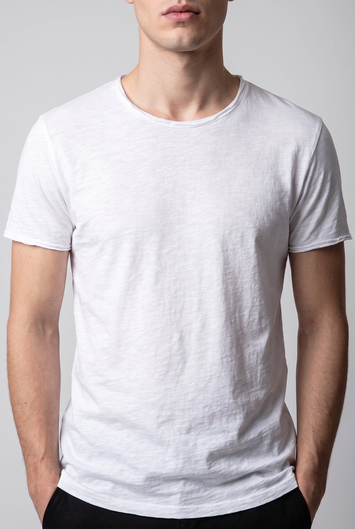 Men's Casual Cotton T-Shirt - White